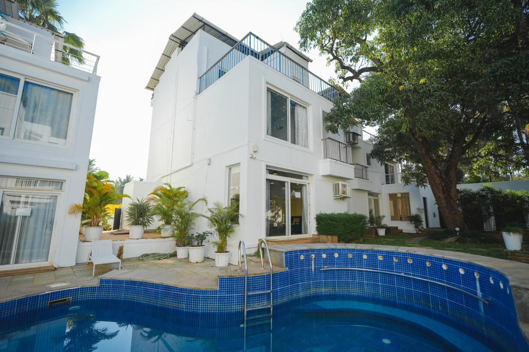 Villa M - Jia 3- 3Bhk In Candolim, Pool Facing, Near Beach, Breakfast Included المظهر الخارجي الصورة