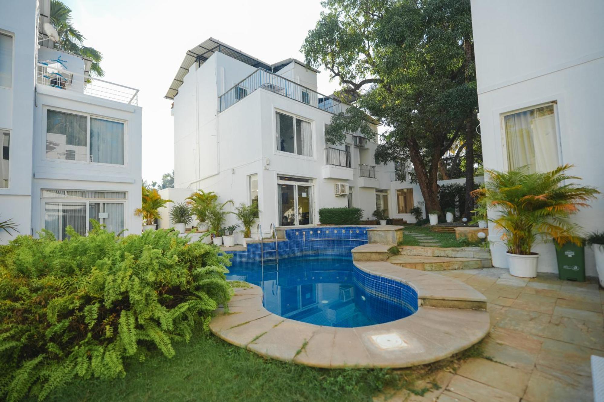 Villa M - Jia 3- 3Bhk In Candolim, Pool Facing, Near Beach, Breakfast Included المظهر الخارجي الصورة