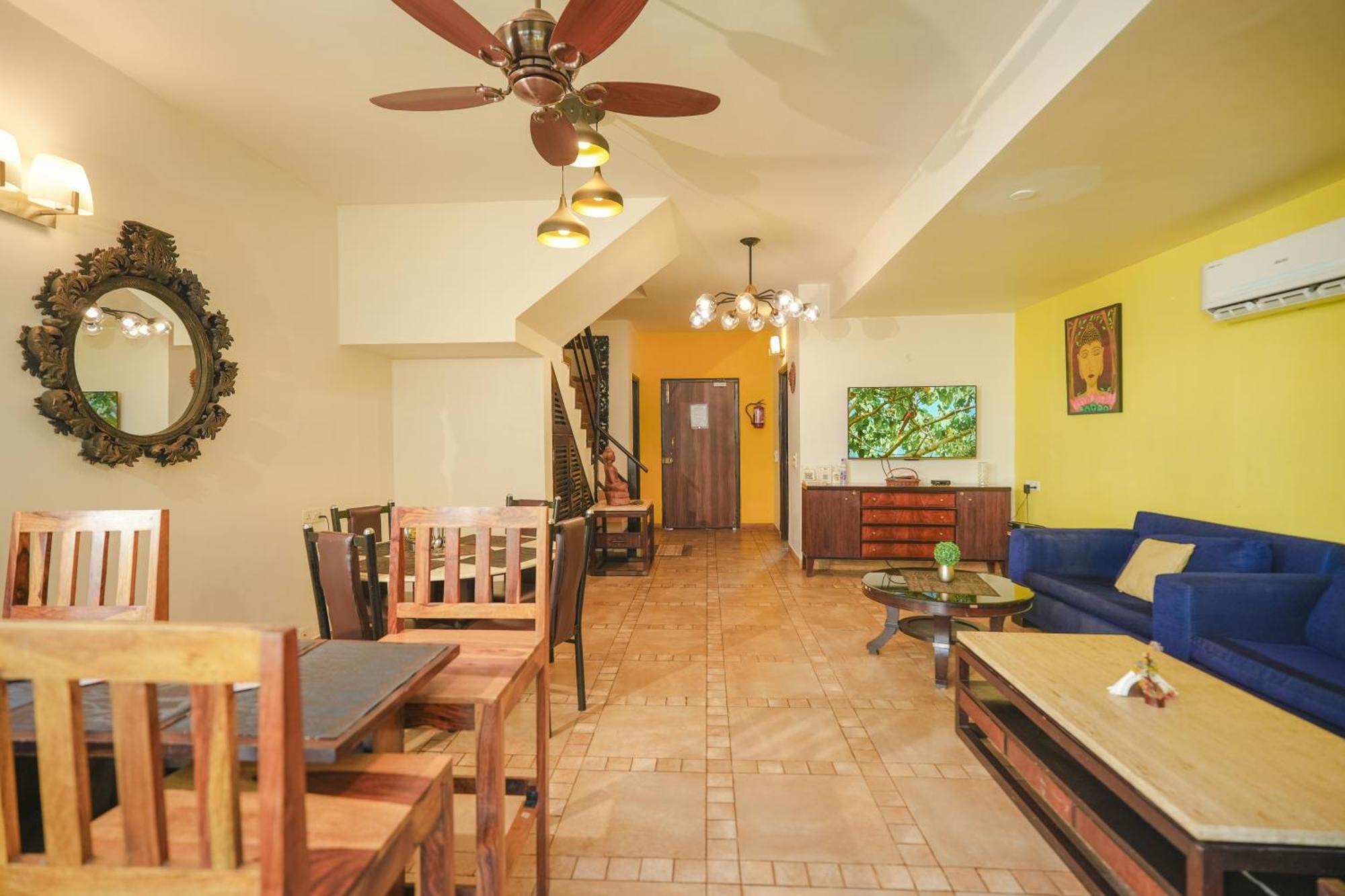 Villa M - Jia 3- 3Bhk In Candolim, Pool Facing, Near Beach, Breakfast Included المظهر الخارجي الصورة
