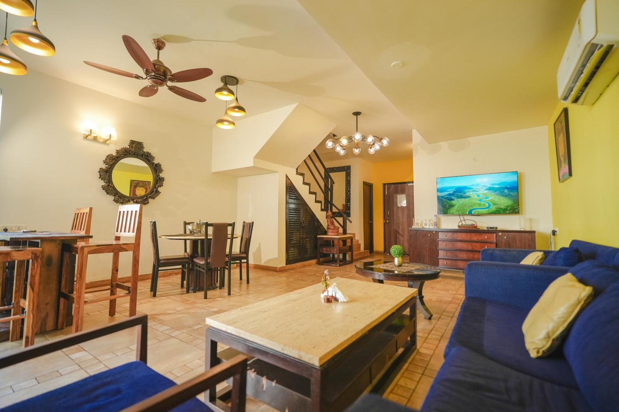 Villa M - Jia 3- 3Bhk In Candolim, Pool Facing, Near Beach, Breakfast Included المظهر الخارجي الصورة