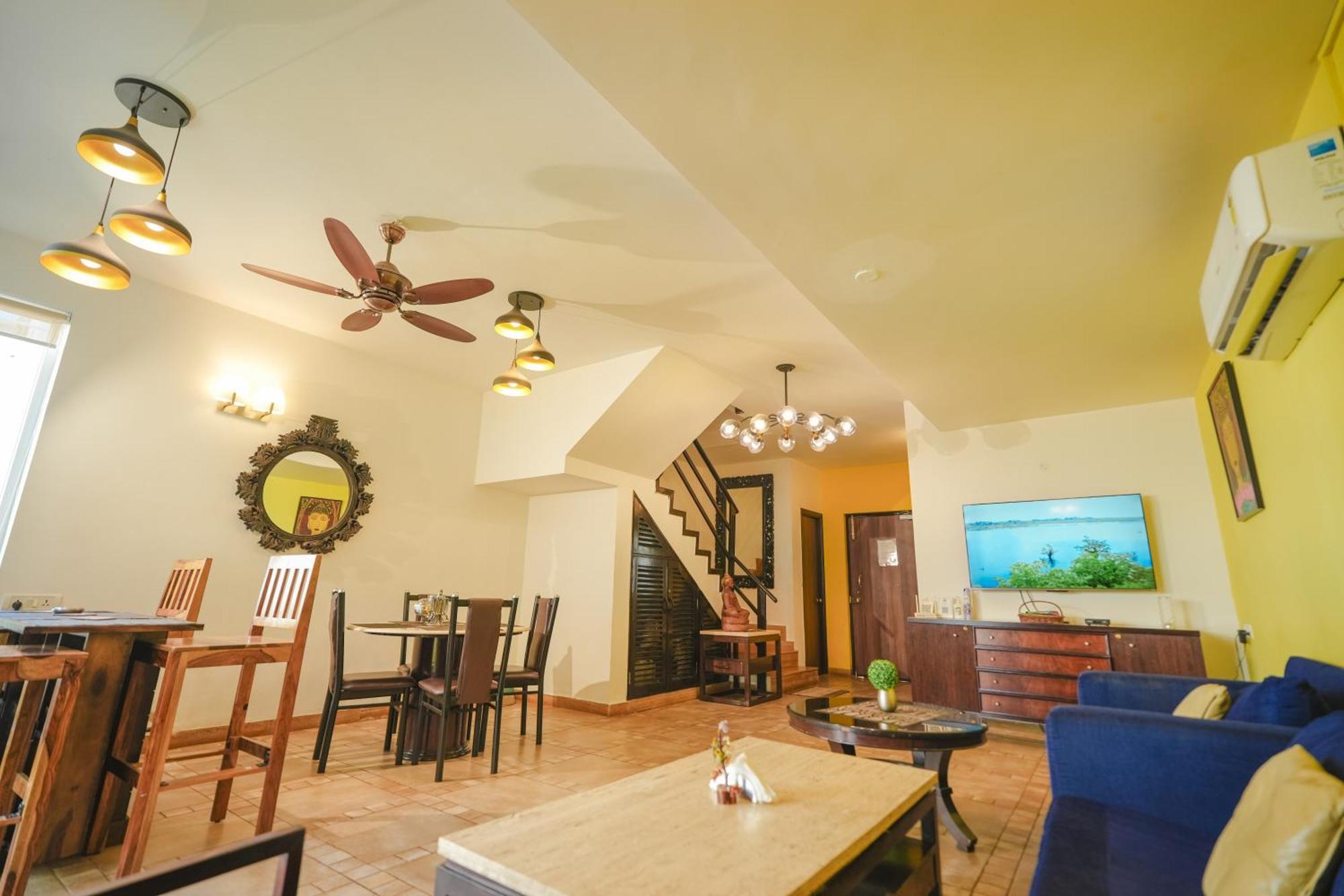 Villa M - Jia 3- 3Bhk In Candolim, Pool Facing, Near Beach, Breakfast Included المظهر الخارجي الصورة