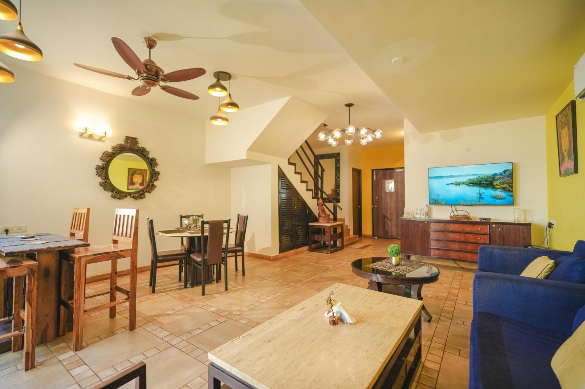 Villa M - Jia 3- 3Bhk In Candolim, Pool Facing, Near Beach, Breakfast Included المظهر الخارجي الصورة